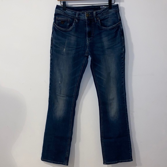 Buffalo David Bitton King-X Slim Bootcut Stretch Men's Jeans Size 30x31 - Picture 2 of 16